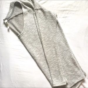 Cute Silver Slouchy Sweater